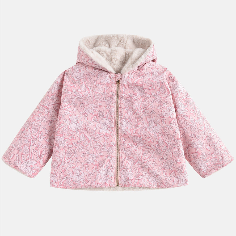 Reversible Coat Felvet - Pink Mountain Avens