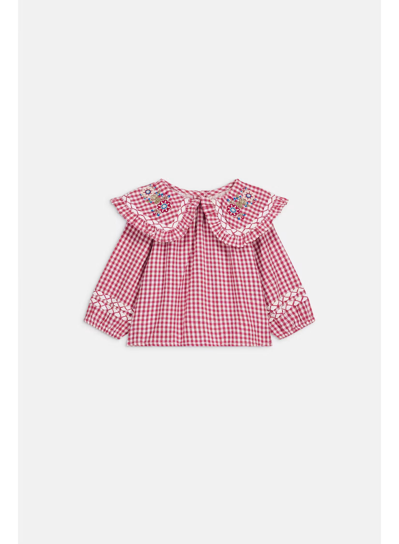 Blouse Clea - Rasberry Checks
