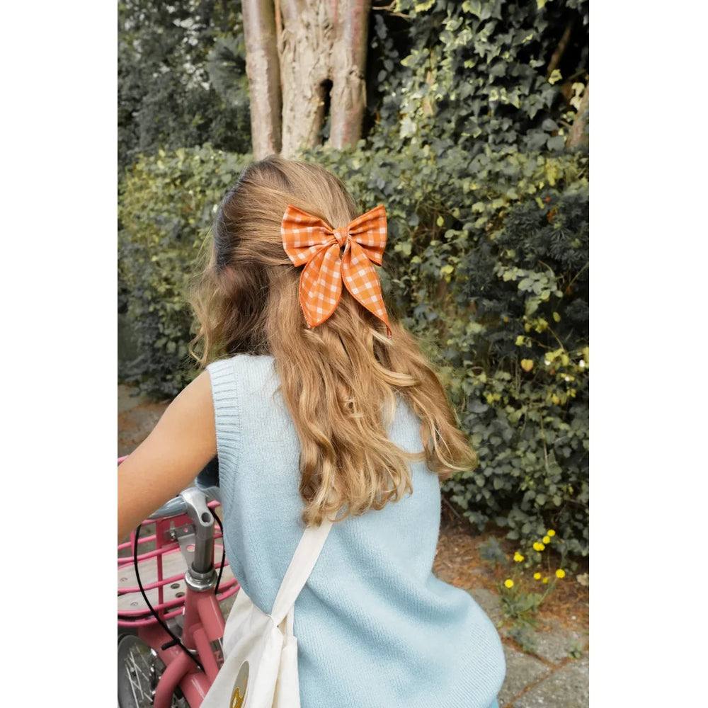 Fable Bow - Sunset Gingham