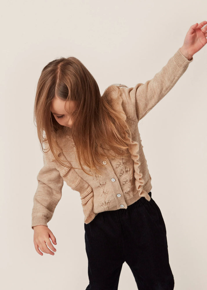 Fiol Frill Cardigan - Moonlight