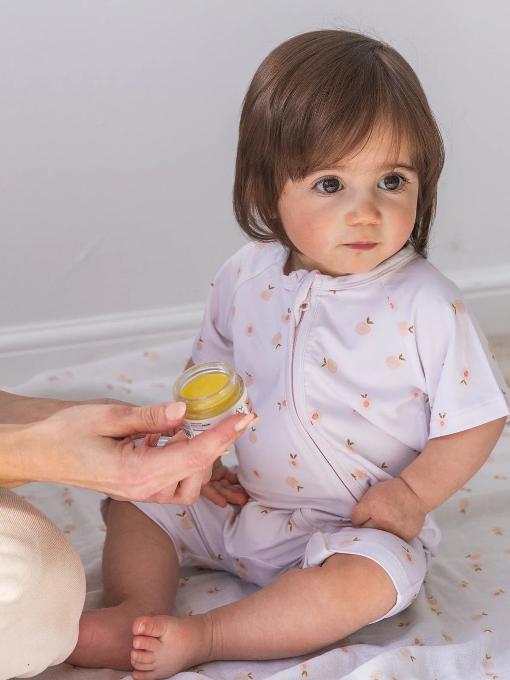 Short Peaches Bamboo Zippy Romper - MintMouse (Unicorner Concept Store)