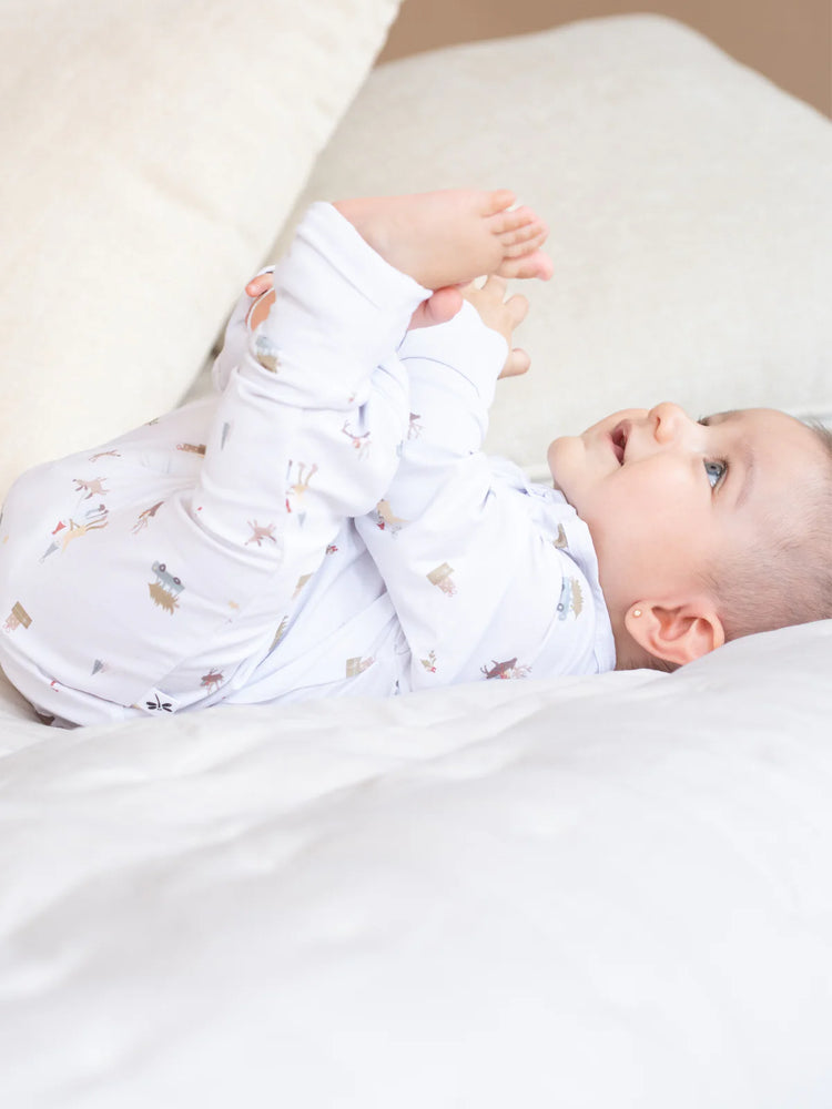 Winter Village Bamboo Zippy Romper