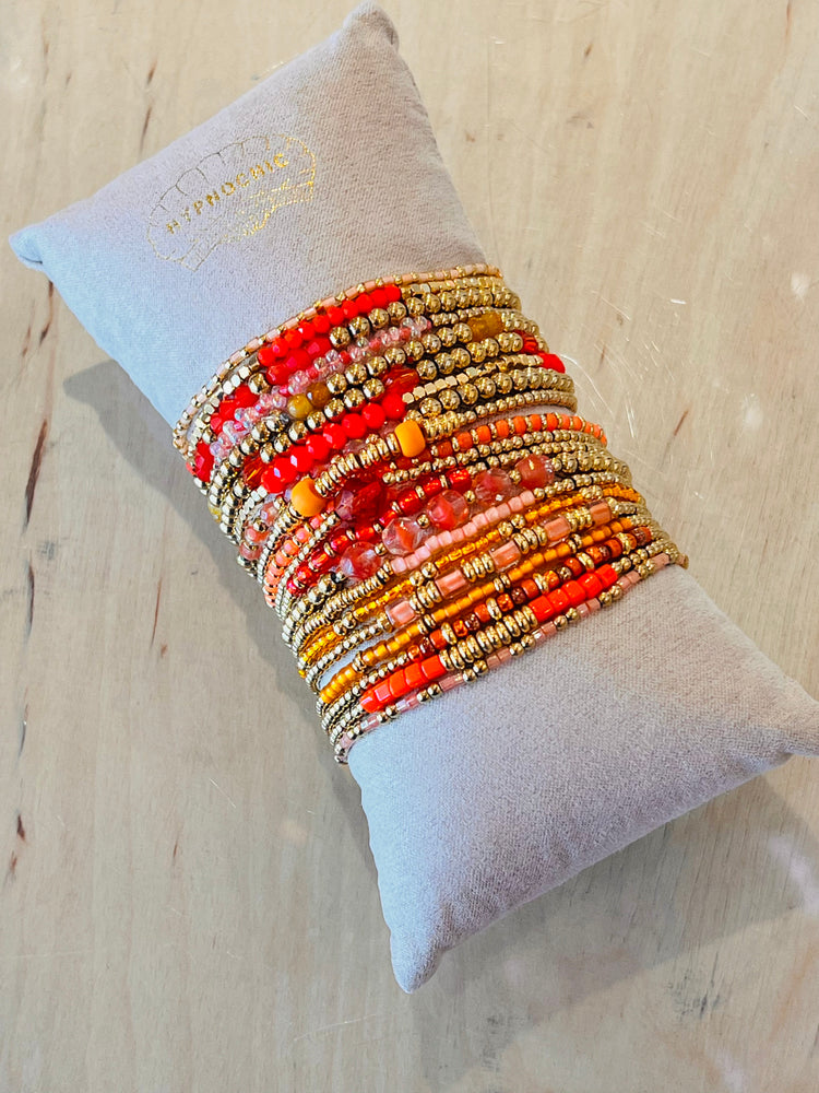 BRACELET YASMINE ROUGE HPNRG