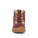(G2110110-1/ G2110125-1) Children's Water-repellent Ankle Boots - MINI SUEDE - Bordeaux