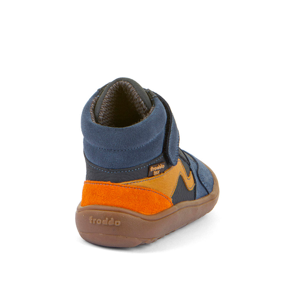 Froddo Children's Ankle Boots - BAREFOOT TEX GO BLUE