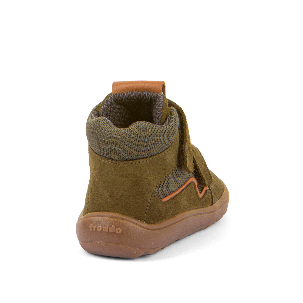 Froddo Children's Ankle Boots Olive- BAREFOOT TEX AUTUMN (G3110266-1)