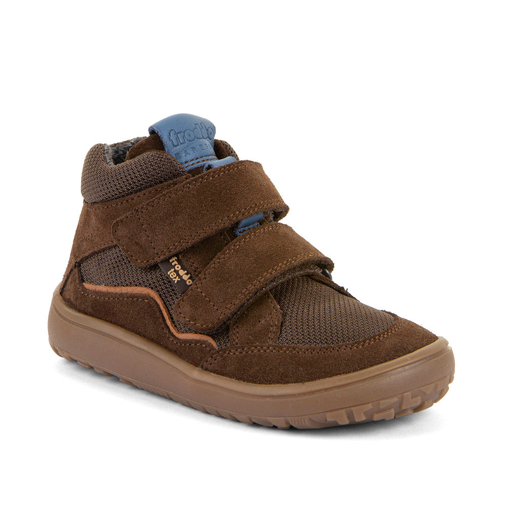 Froddo Children's Ankle Boots - BAREFOOT TEX BROWN