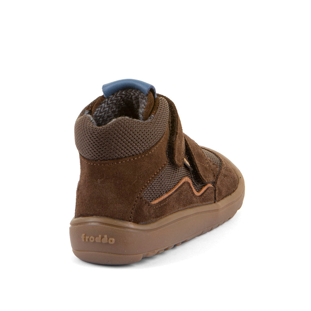 Froddo Children's Ankle Boots - BAREFOOT TEX BROWN