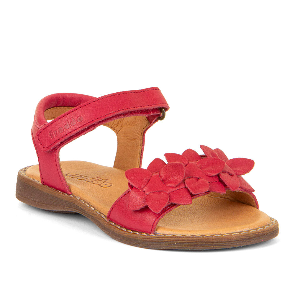 Froddo Flowers Sandals-Red