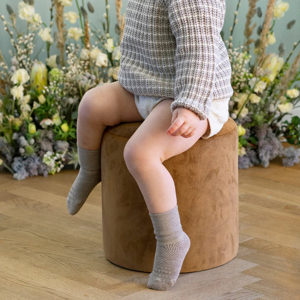 Anti-slip Merino socks - Sand - MintMouse (Unicorner Concept Store)