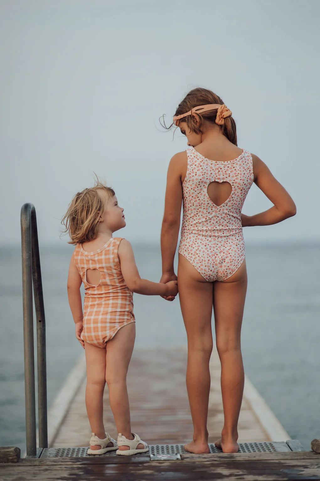 Sweetheart 1 Piece Swimsuit | UPF + Recycled - Sunset Meadow - MintMouse (Unicorner Concept Store)