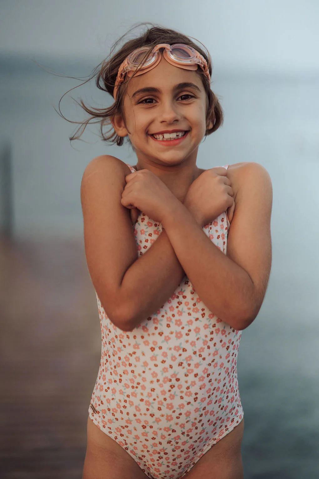 Sweetheart 1 Piece Swimsuit | UPF + Recycled - Sunset Meadow - MintMouse (Unicorner Concept Store)