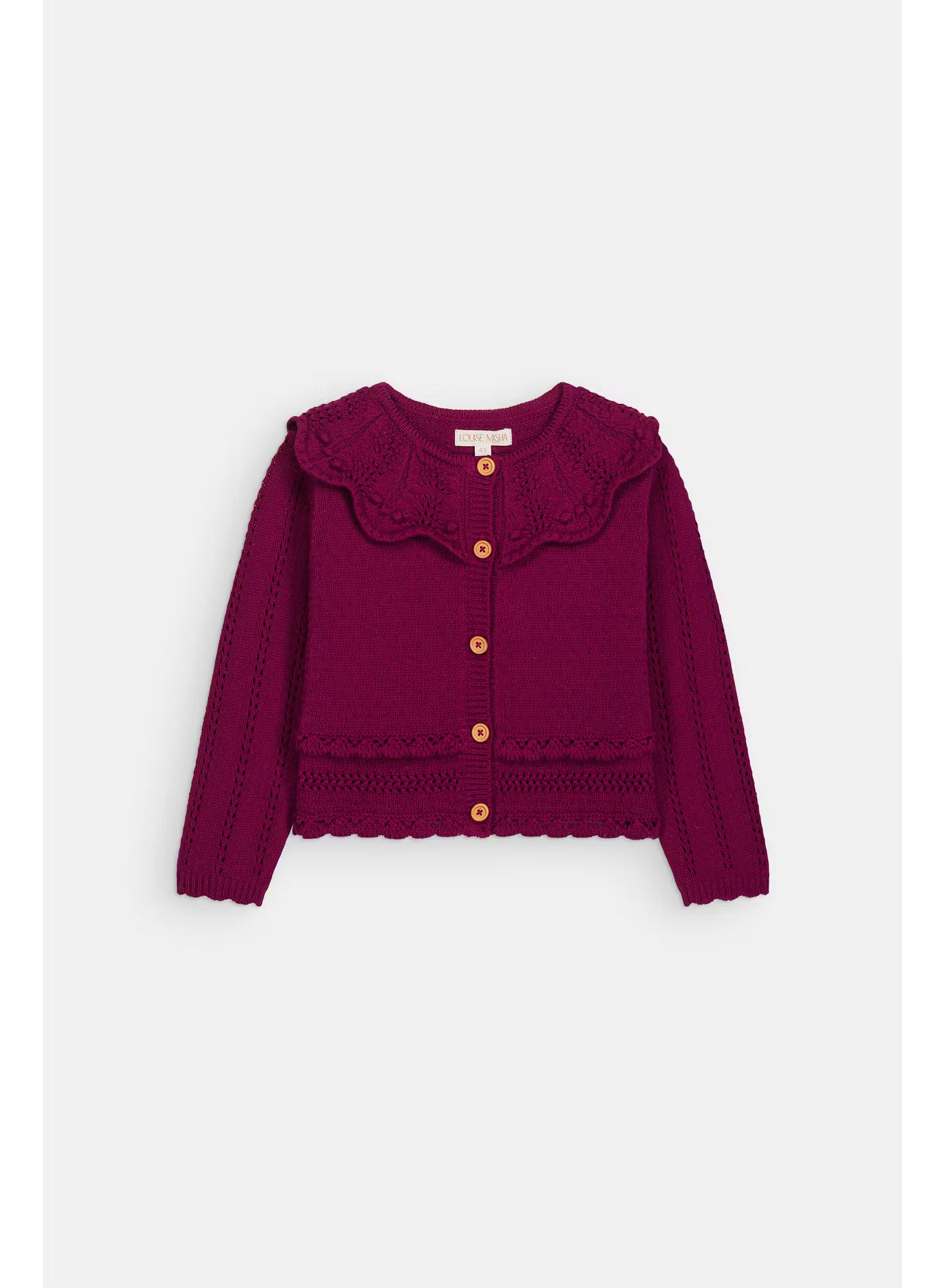 Cardigan Josephina - Beetroot