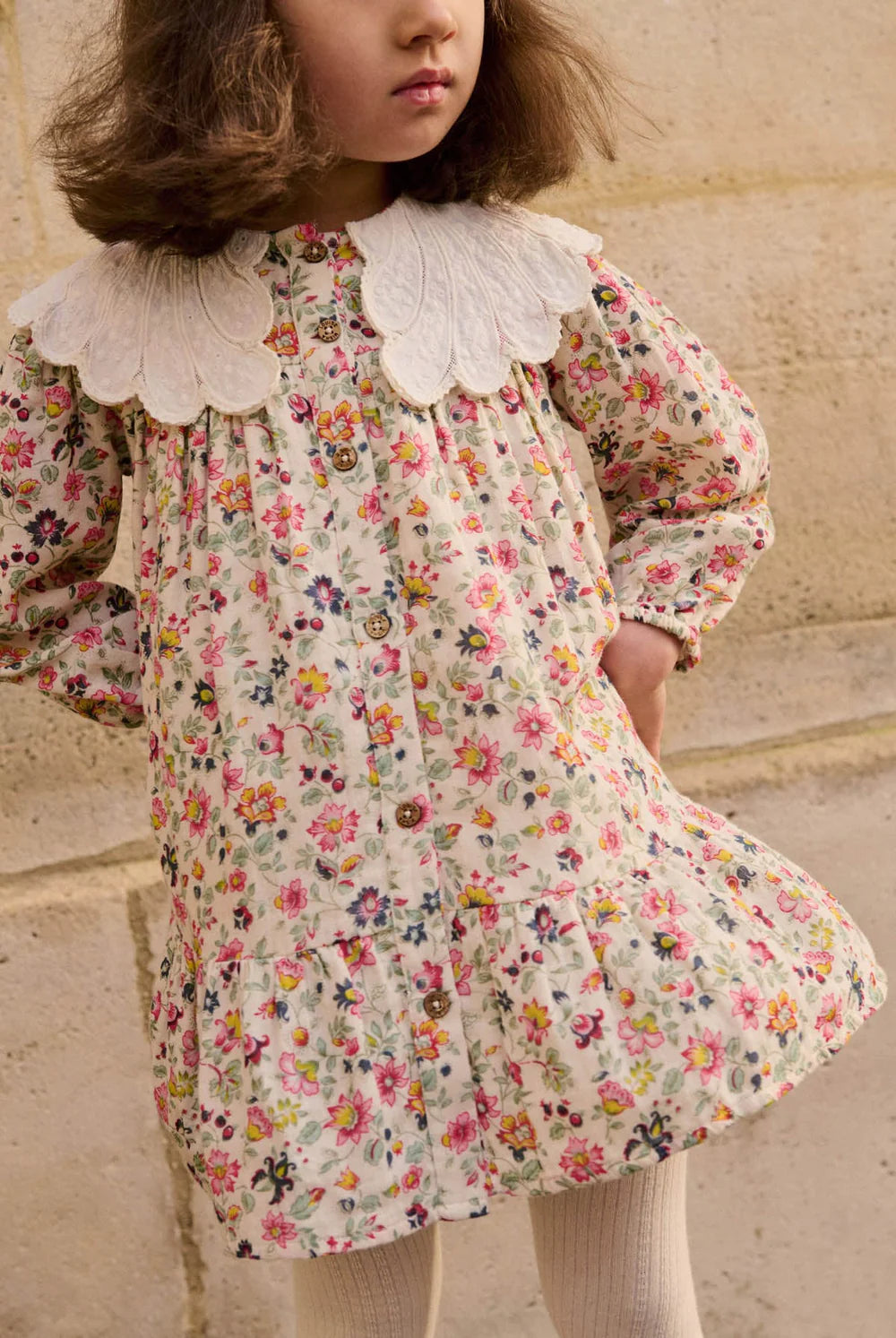 Dress Heidi - Cream Wild Flowers - MintMouse (Unicorner Concept Store)