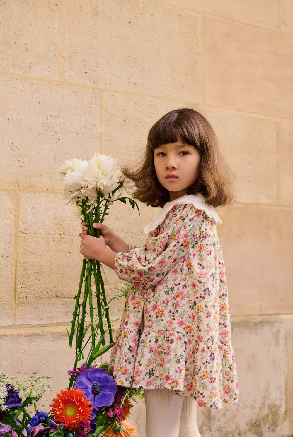 Dress Heidi - Cream Wild Flowers - MintMouse (Unicorner Concept Store)