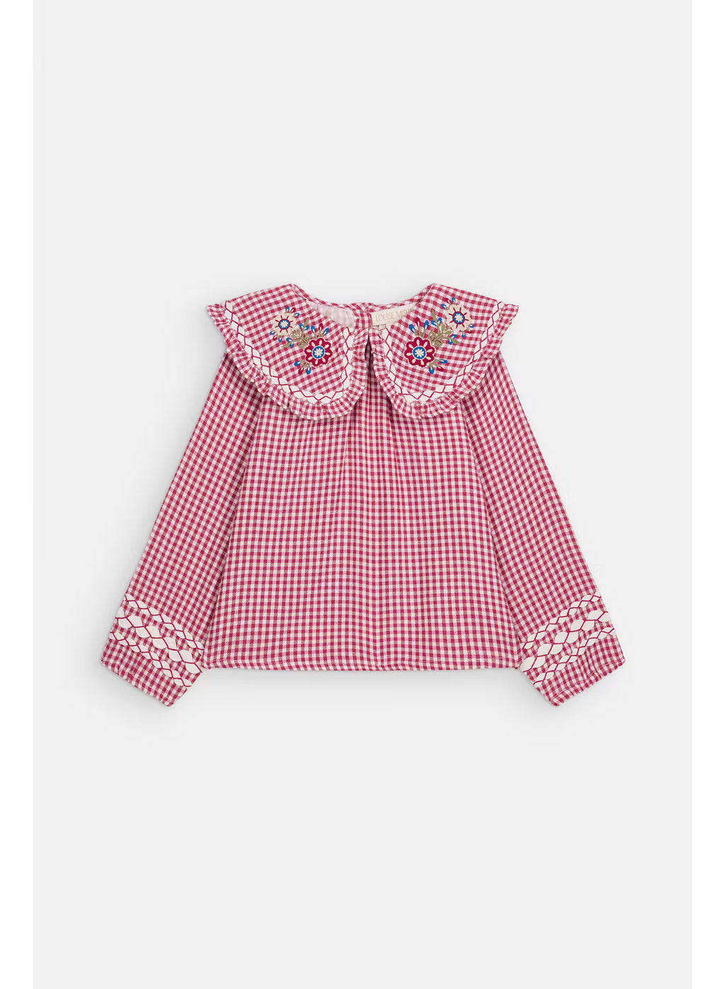 Blouse Clea - Rasberry Checks