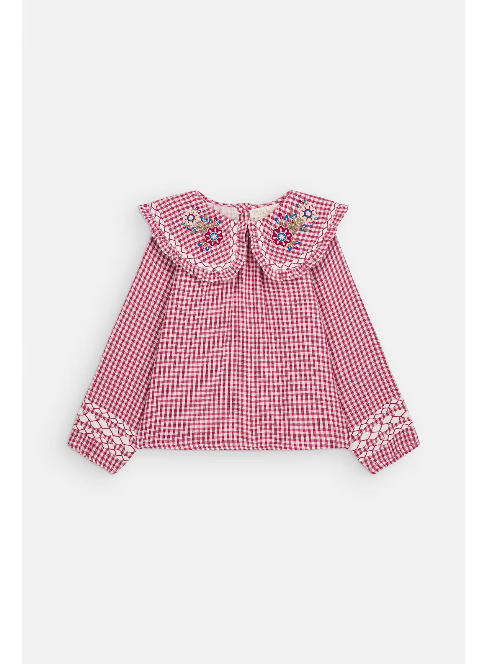Blouse Clea - Rasberry Checks