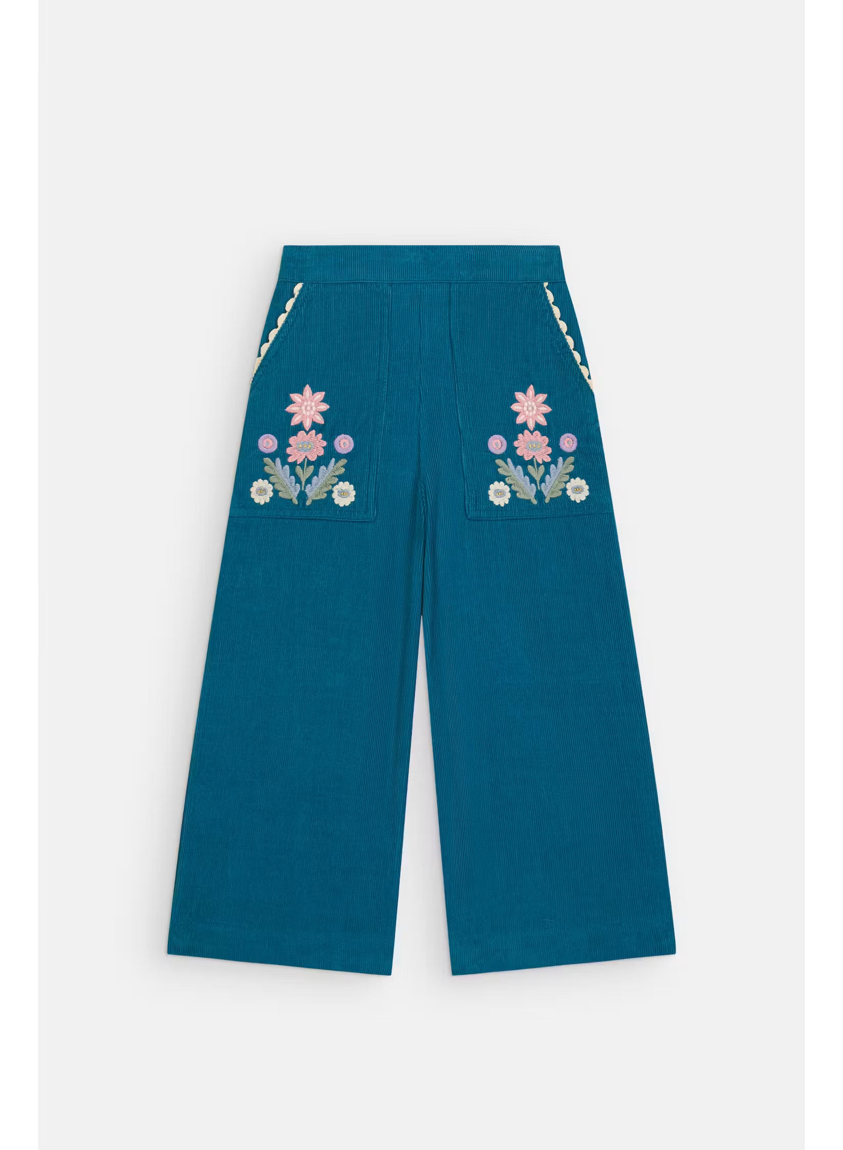 Pants Floralia - Blue