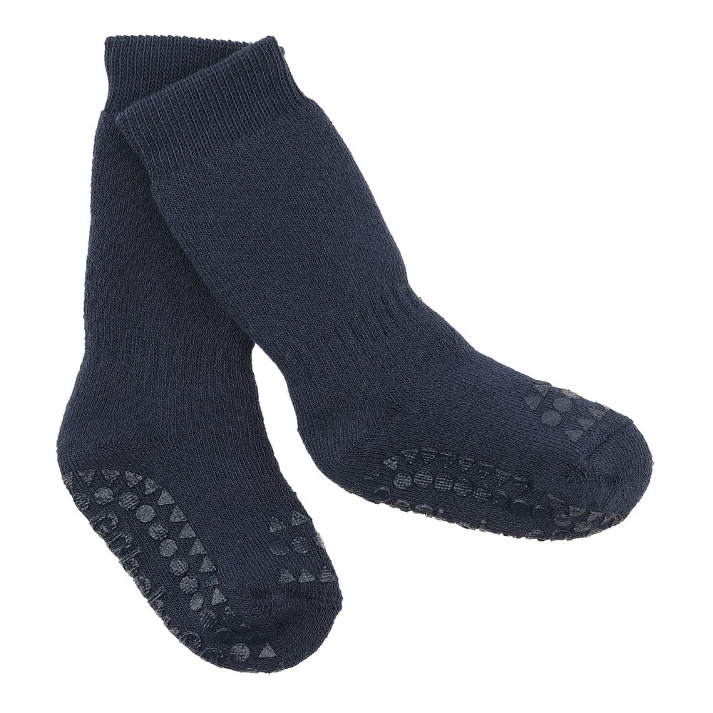 Anti-slip Terry cotton socks - Navy Blue - MintMouse (Unicorner Concept Store)