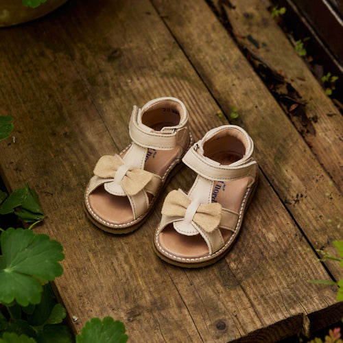 (20597/B 20597/A) Bow Sandal Cream - MintMouse (Unicorner Concept Store)