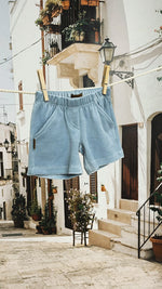 Shorts Blue Velvet