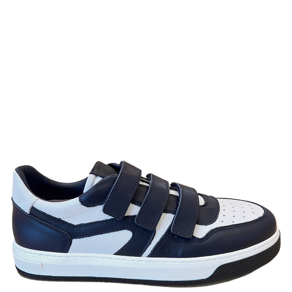 (H1619) Hip Shoes DK Blue - White