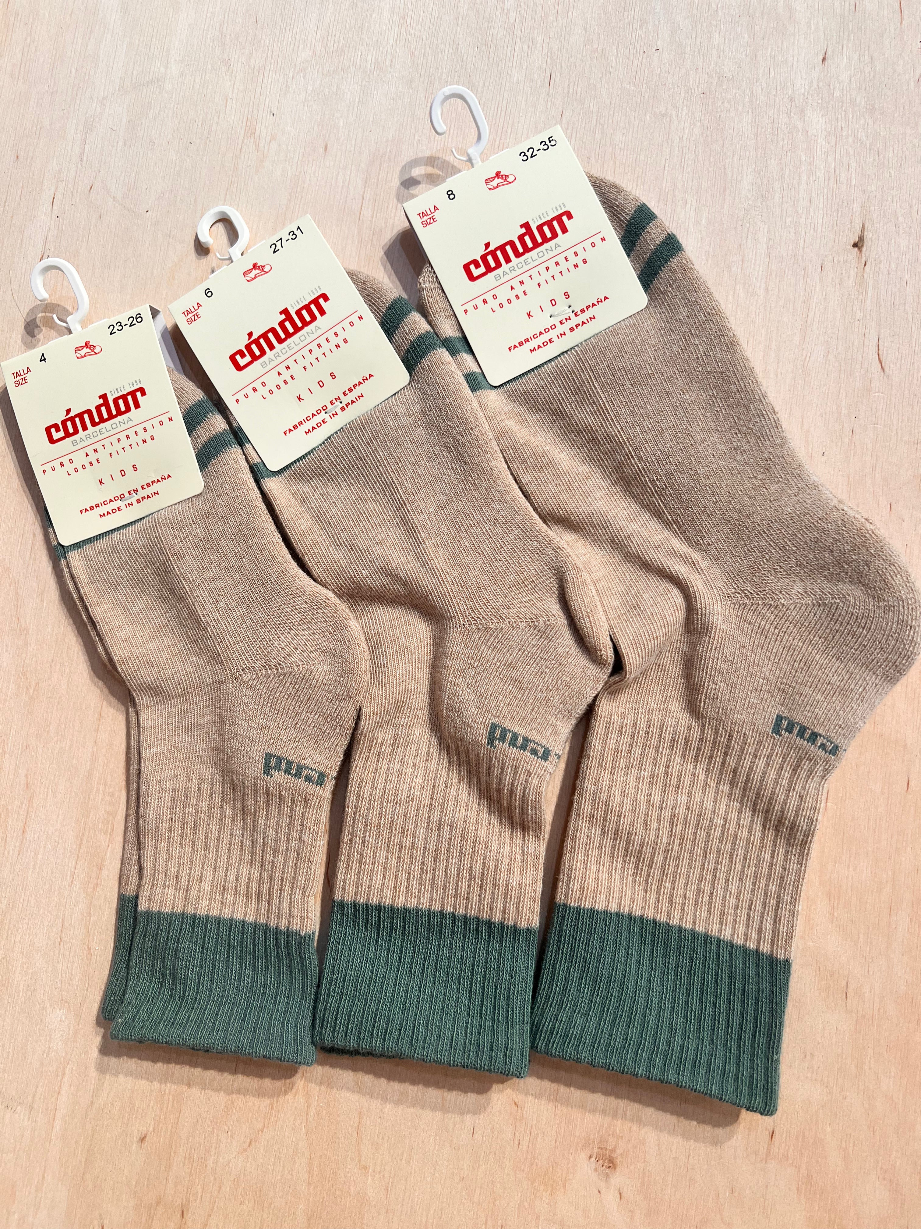 Retro sport short socks with terry sole NOUGAT - MintMouse (Unicorner Concept Store)