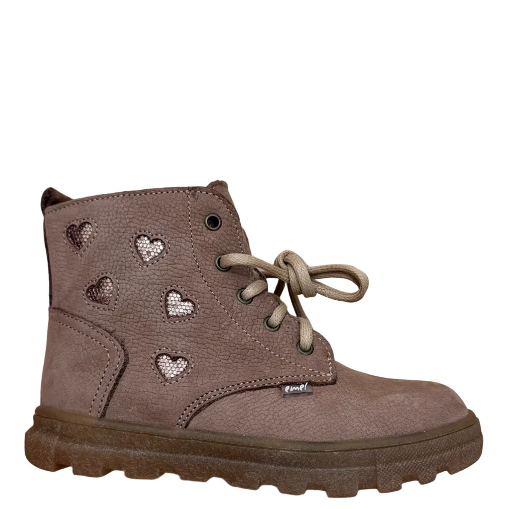(EY2851A) Emel Polar-lined Kids Ankle Boots