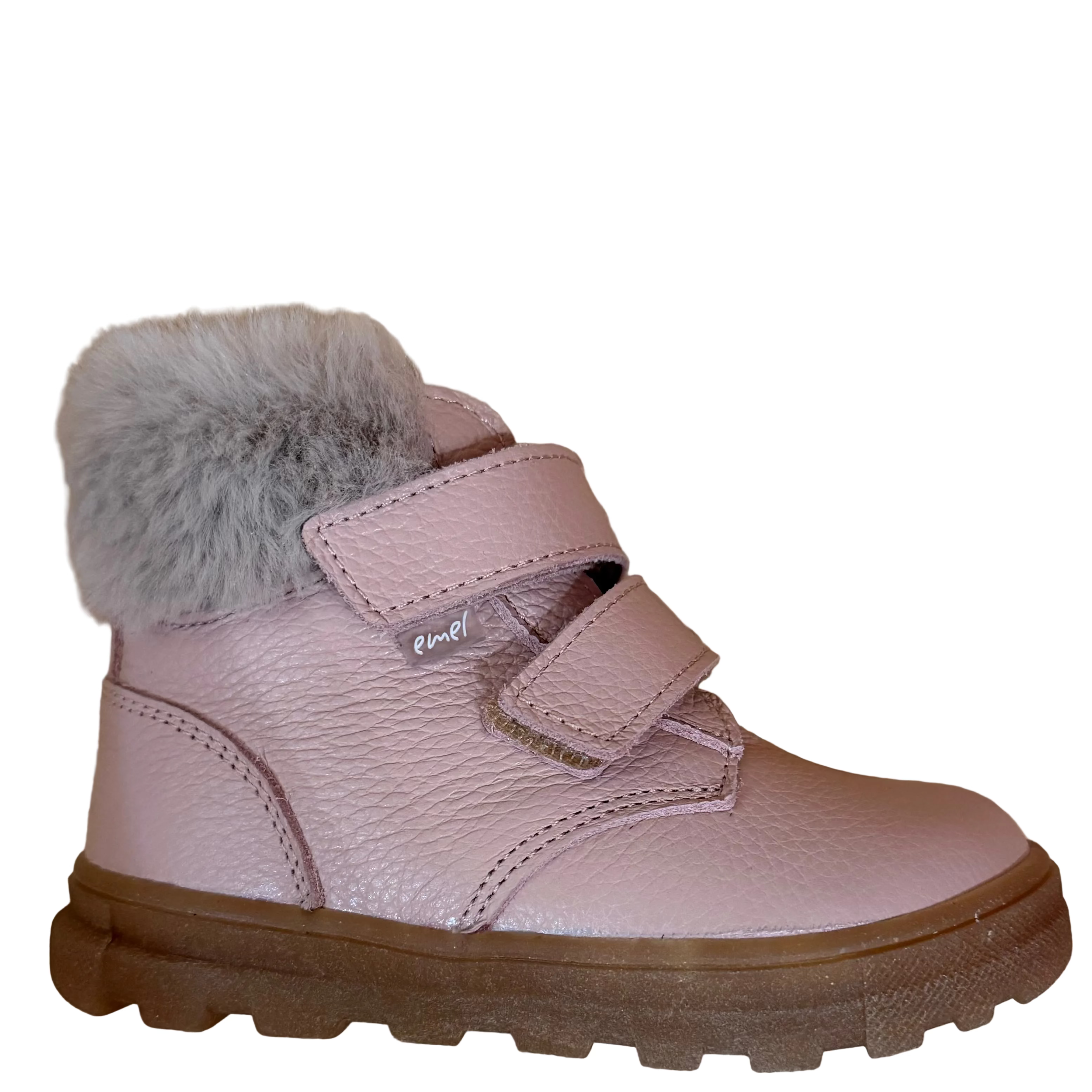 (EV2845A) Emel Wool-lined Toddler Winter Ankle Boots