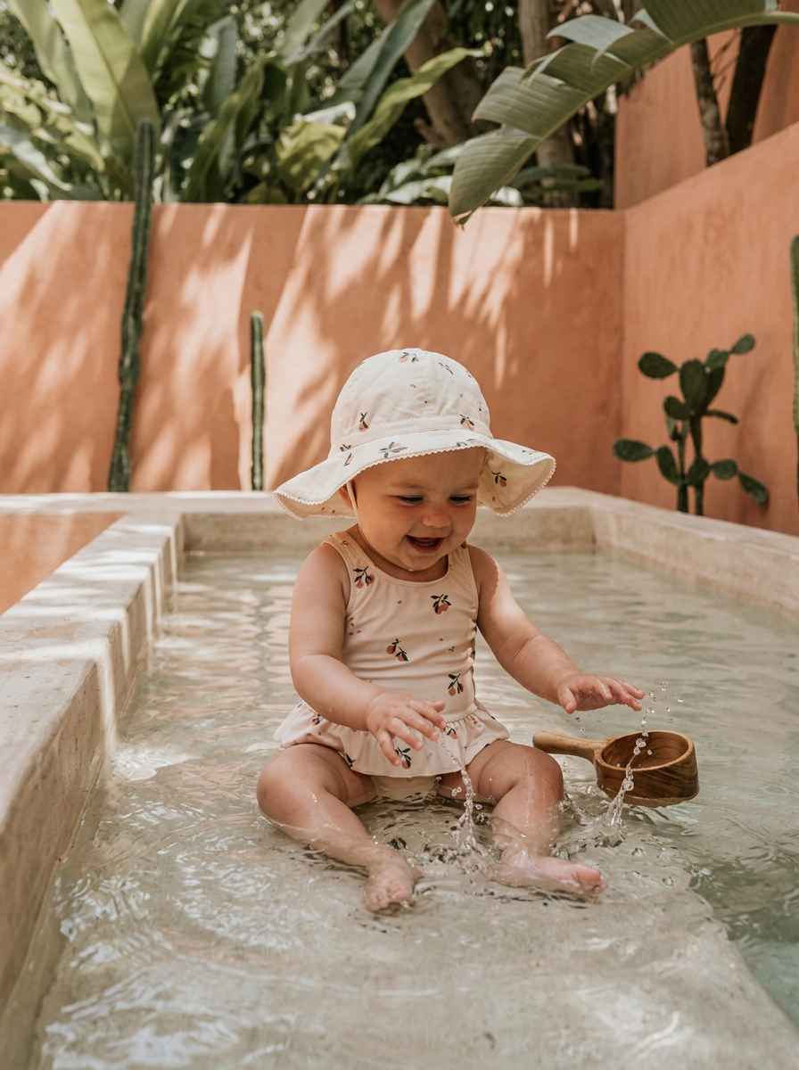 (LW18743) Norene Bucket Hat - Peach Sea Shell - MintMouse (Unicorner Concept Store)