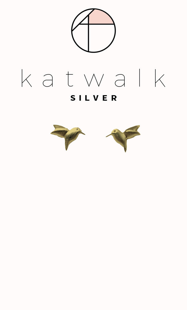 Earrings Bird gold