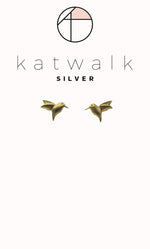 Earrings Bird gold