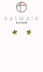 Earrings Flower gold