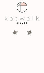 Earrings Flower Silver