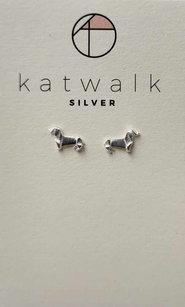 Earrings Dog Silver