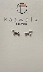 Earrings Dog Silver