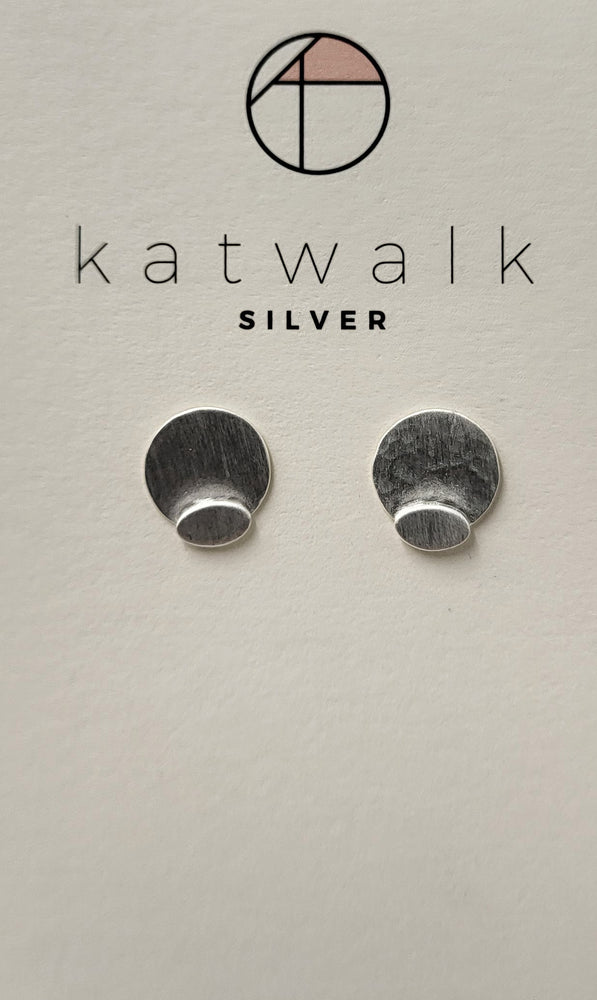 Earrings rounds silver