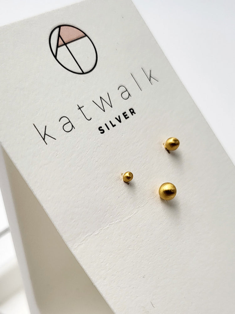 Earrings Stud 3x Gold