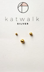 Earrings Stud 3x Gold