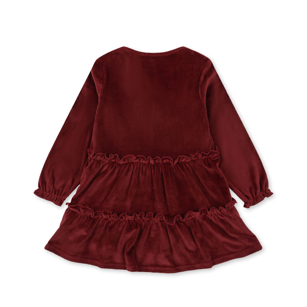 (KS6419) Jingle Dress - Jolly Red