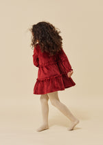 (KS6419) Jingle Dress - Jolly Red