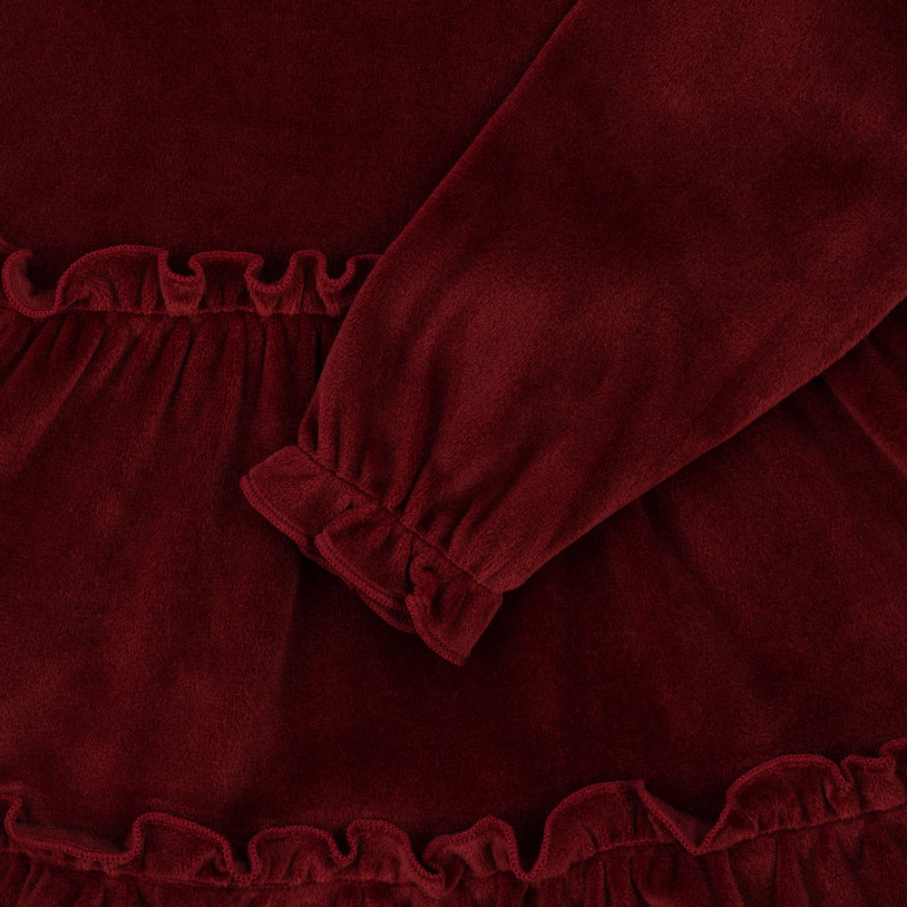 (KS6419) Jingle Dress - Jolly Red