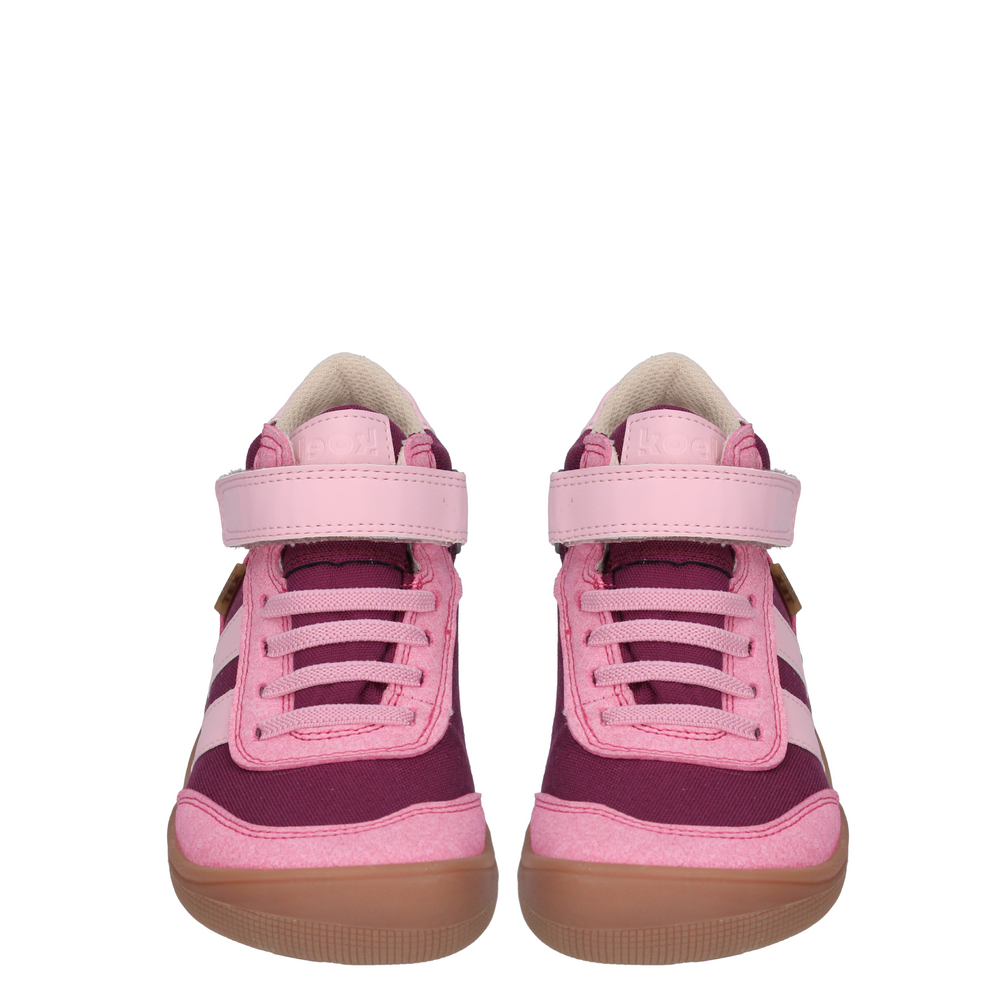 KOEL Barefoot Children's Shoes DANIEL VEGAN TEX - bordo
