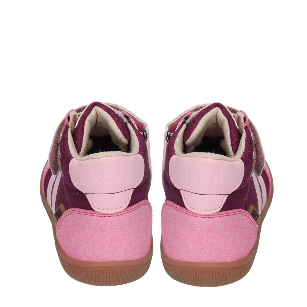 KOEL Barefoot Children's Shoes DANIEL VEGAN TEX - bordo