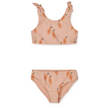 (LW17595) Liewood Bow Bikini Set / Papaya Pale Tuscany