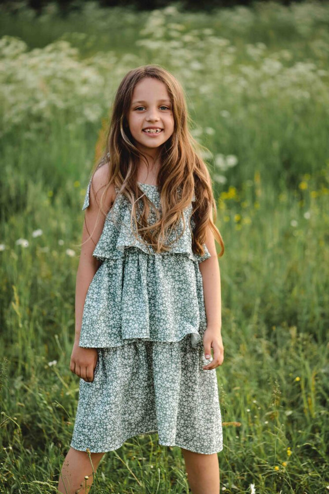 Muslin Dress - Boho with flowers