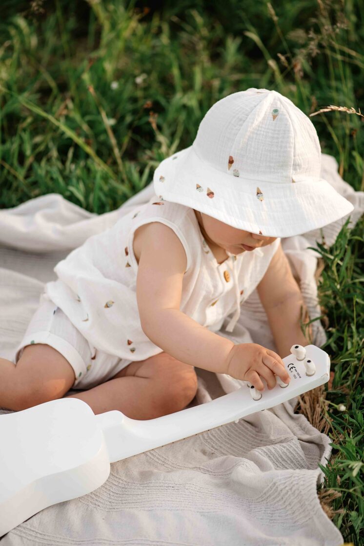 Muslin Sun Hat - Ice cream - MintMouse (Unicorner Concept Store)