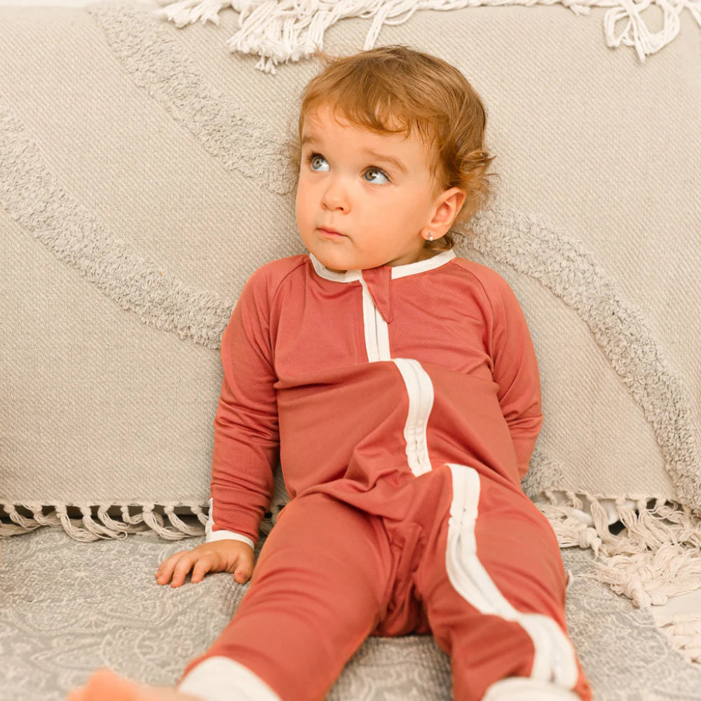 Rust Bamboo Zippy Romper - MintMouse (Unicorner Concept Store)