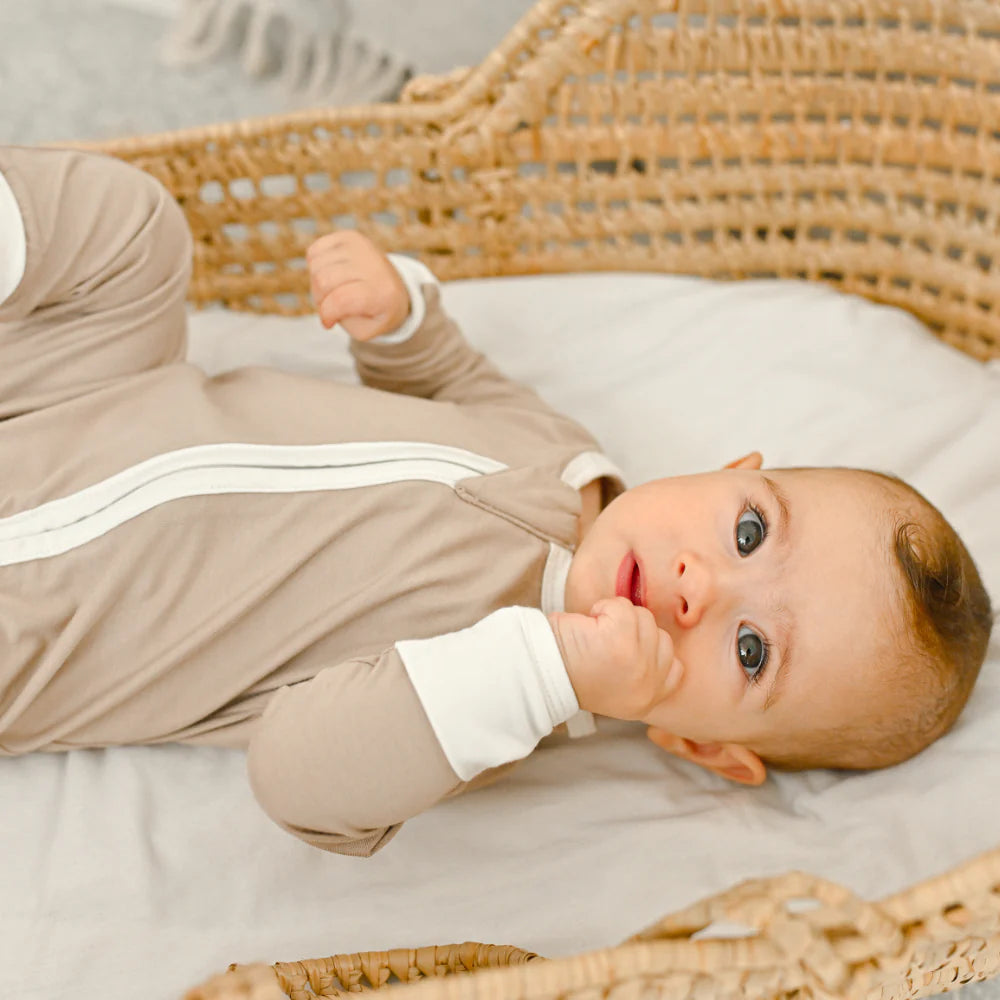 Sand Bamboo Zippy Romper - MintMouse (Unicorner Concept Store)