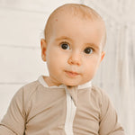 Sand Bamboo Zippy Romper